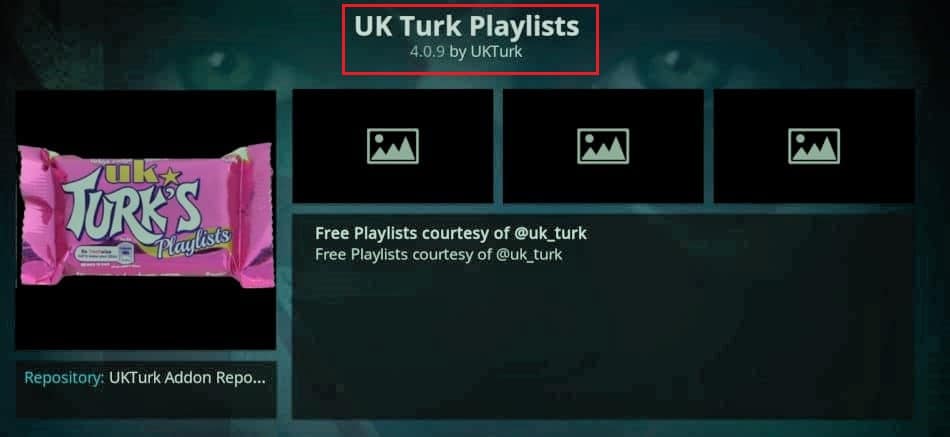 UK Turk Playlists Ajout de Kodi.  12 meilleures chaînes Kodi de télévision britanniques