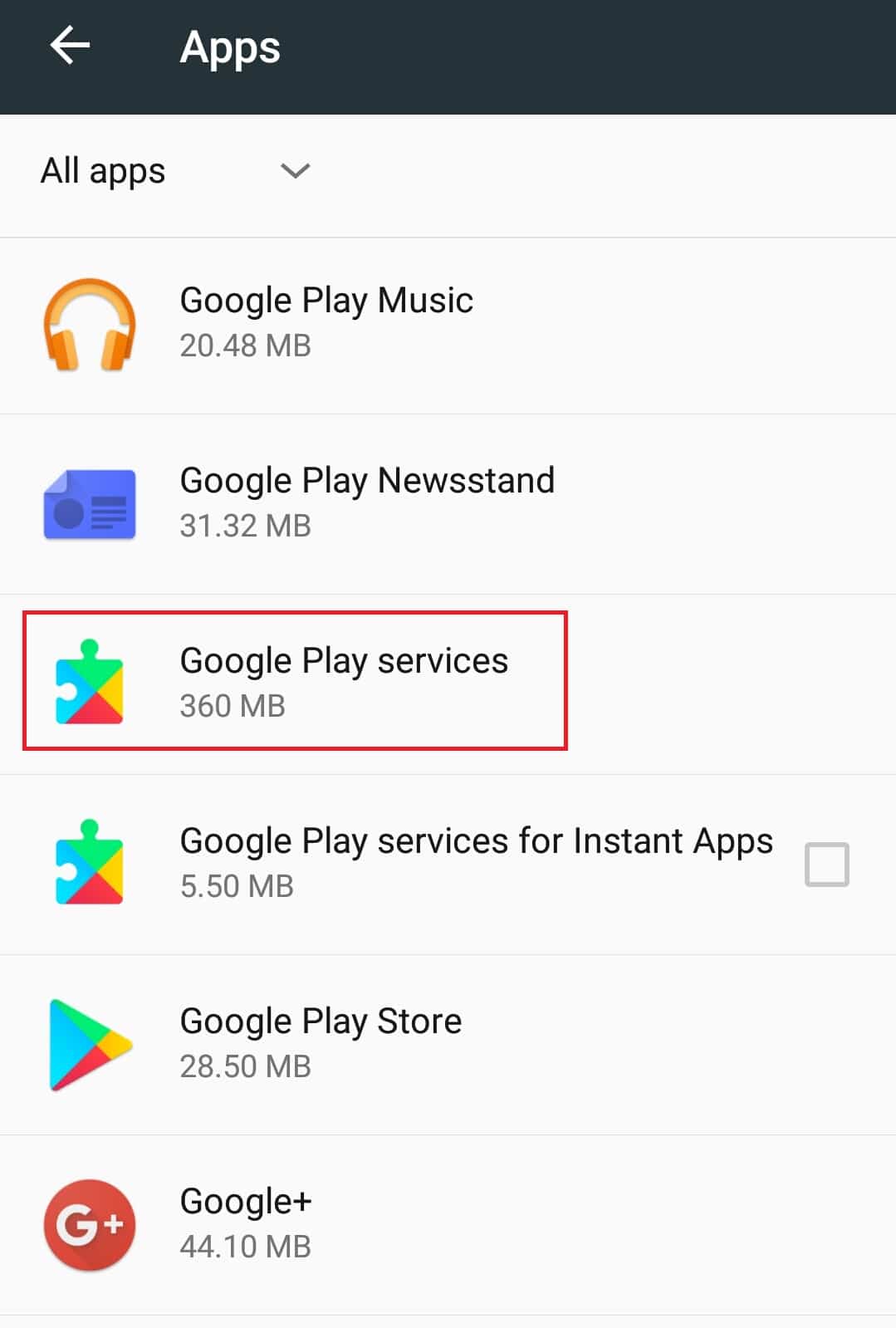 Application de services Google Play.  Réparer les vidéos YouTube qui ne jouent pas sur Android