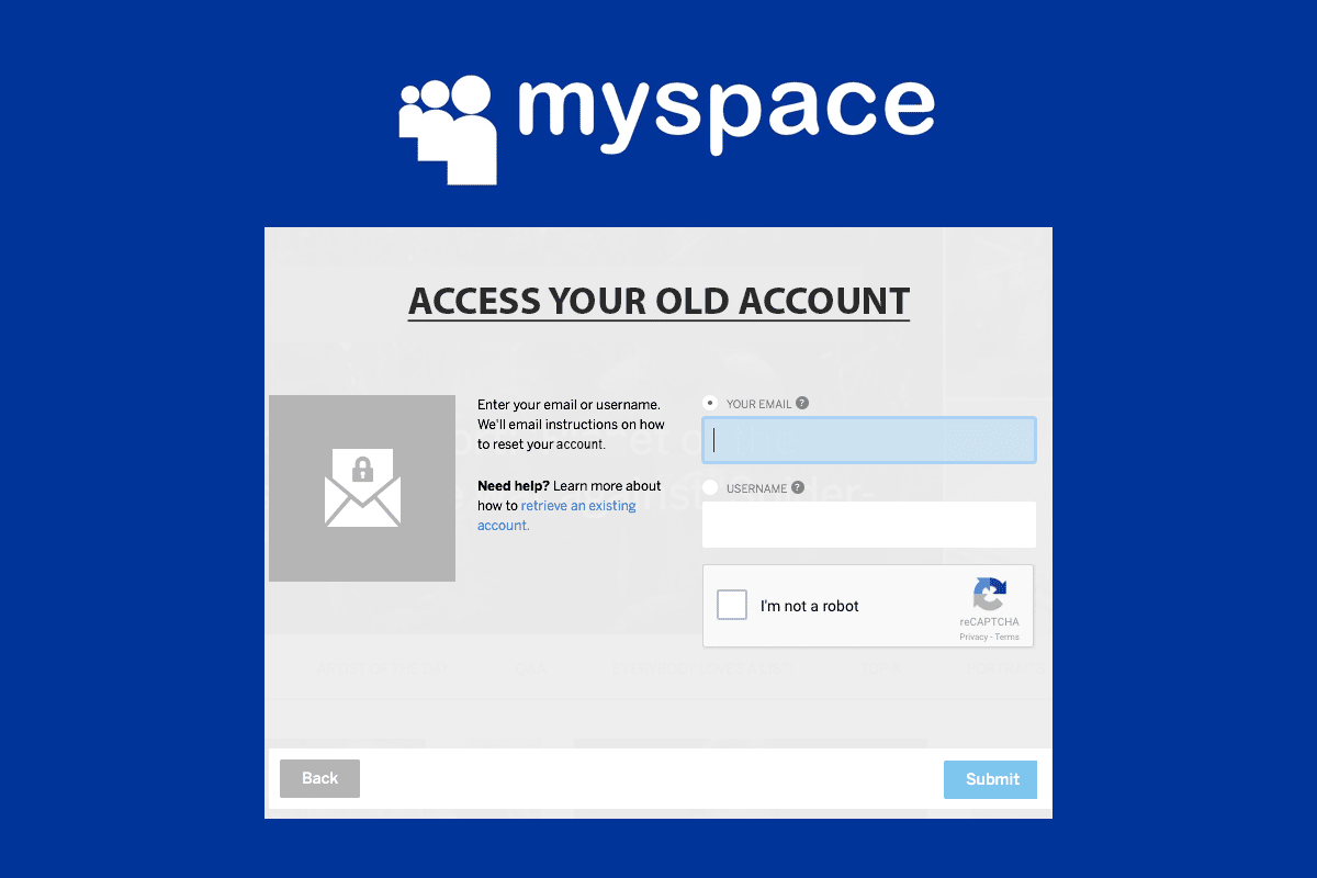 Pouvez-vous accéder à votre ancien compte Myspace
