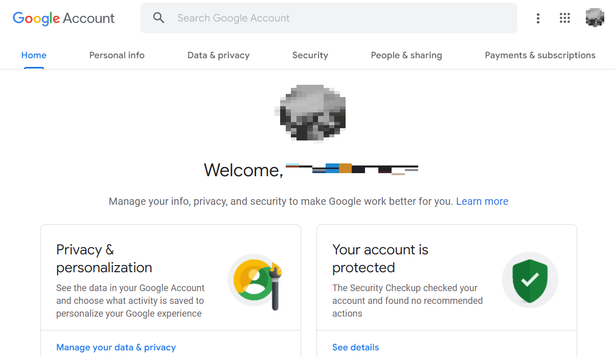 Page d'accueil du compte Google |  Pouvez-vous accéder à votre ancien compte Myspace