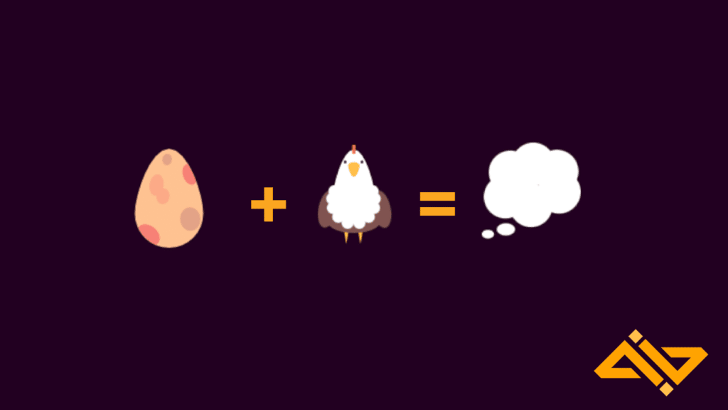 Combinez un œuf et une poule pour faire de la philosophie